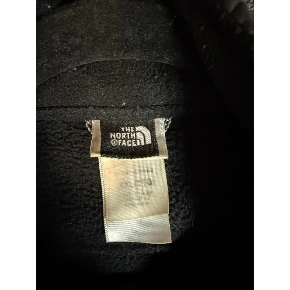 The North Face Fleece Jacket Mens XXL Black Full Zip Denali Style Overlays